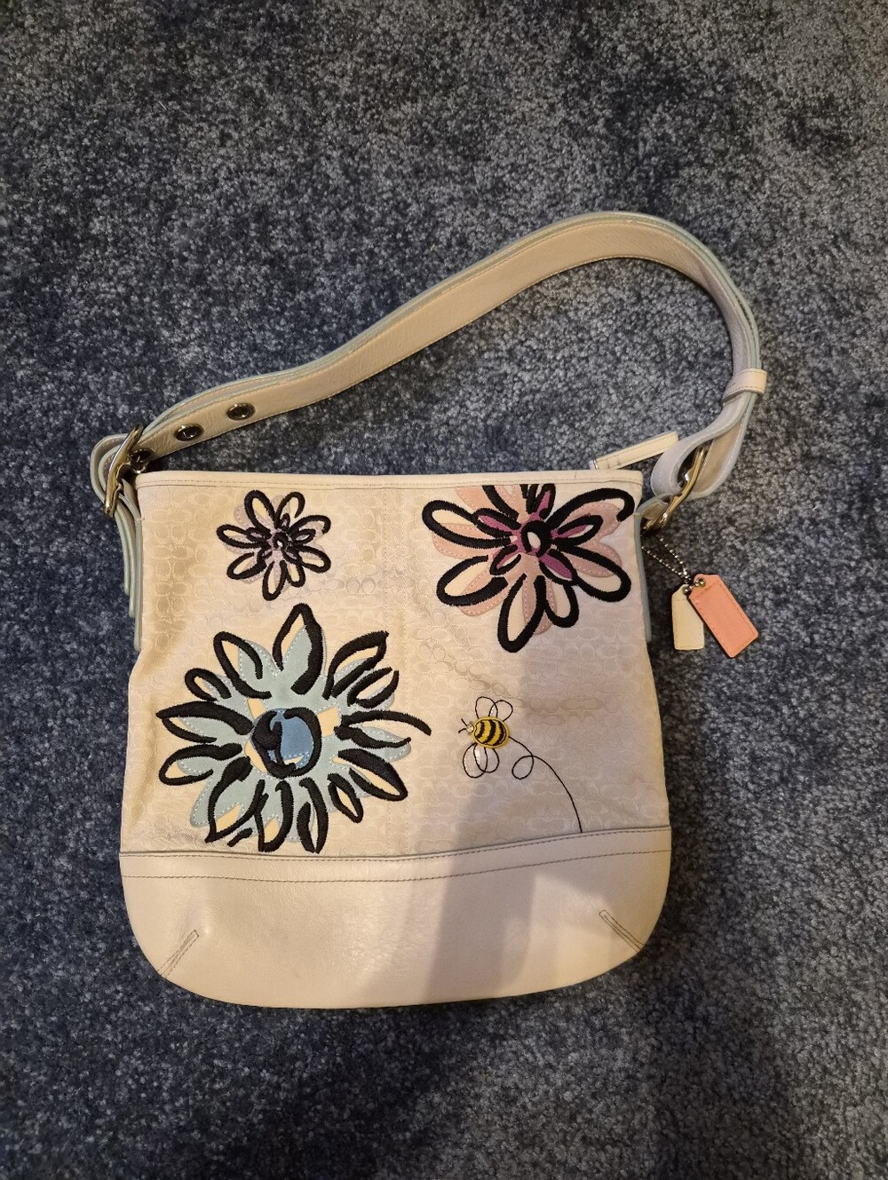 Coach Y2k Bumblebee Shoulder Bag With Micro C